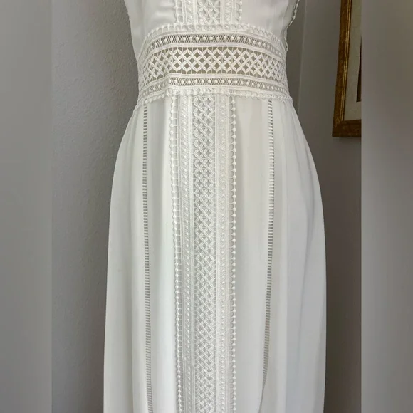 Belle Badgley Mischka Designer White Dress - Picture 2 of 7